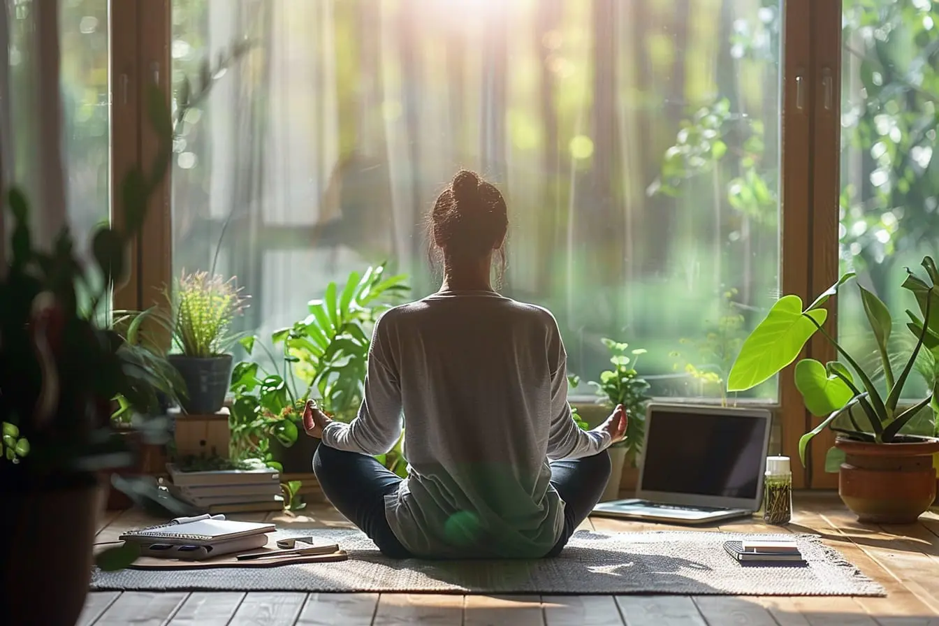 meditation-et-productivite-3A-est-ce-compatible-3F La méditation est à la fois relaxante et apaisante.