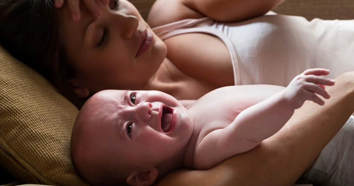 post-partum Une femme dans un état de dépression qui n'arrive pas à s'occuper de son nouveau né.