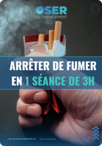 Copie de 01 tabac – paquet de cigarette écrasé-modified Affiche pour arrêter de fumer en une séance de 3h