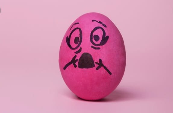 Expression caricatural d'une crise d'angoisse