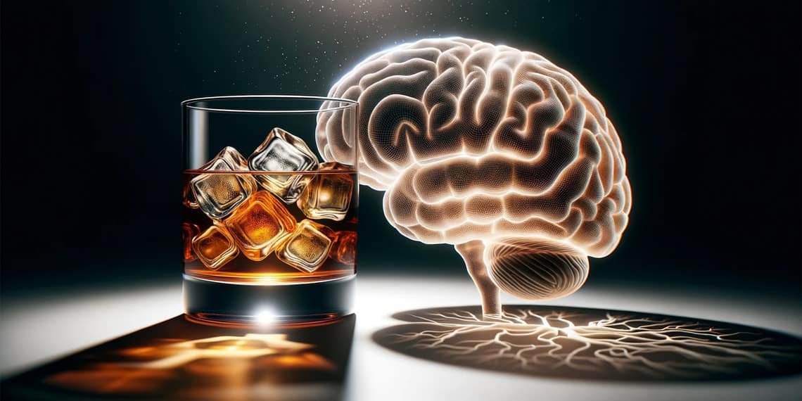 alcohol-brain La consommation excessive et sur le long terme de l'alcool cause des dommages sur le cerveau.