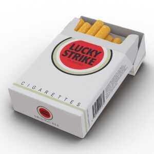 6u1ozcix Lucky Strike: une marque de cigarette.