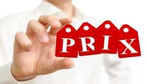 Le prix du produit est un facteur de décision important pour le consommateur.