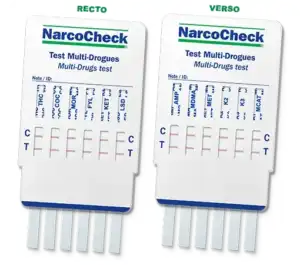 Test de dépistage de drogue NarcoCheck.