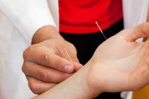 Les points d'acupuncture anti-tabac proche du poignet.