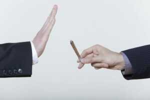 Arrêt de la consommation de cannabis.