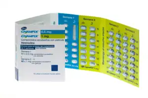 Champix (varenicline): un médicament contre le tabagisme.