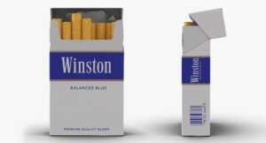 e9m8cknz Winston: une marque de cigarette.
