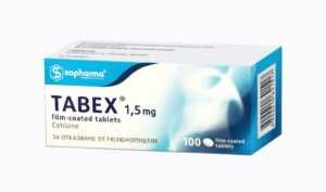 Le cytisine (Tabex): un traitement médicamenteux contre le tabagisme.