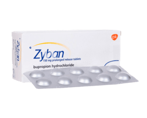 zyban Le Bupropion Zyban, un médicament qui agit sur les neurones et les récepteurs qui ont un rapport étroit avec la dépendance.