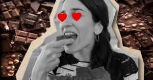 Le développement d'une addiction au chocolat.