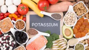 Aliments riche en potassium.